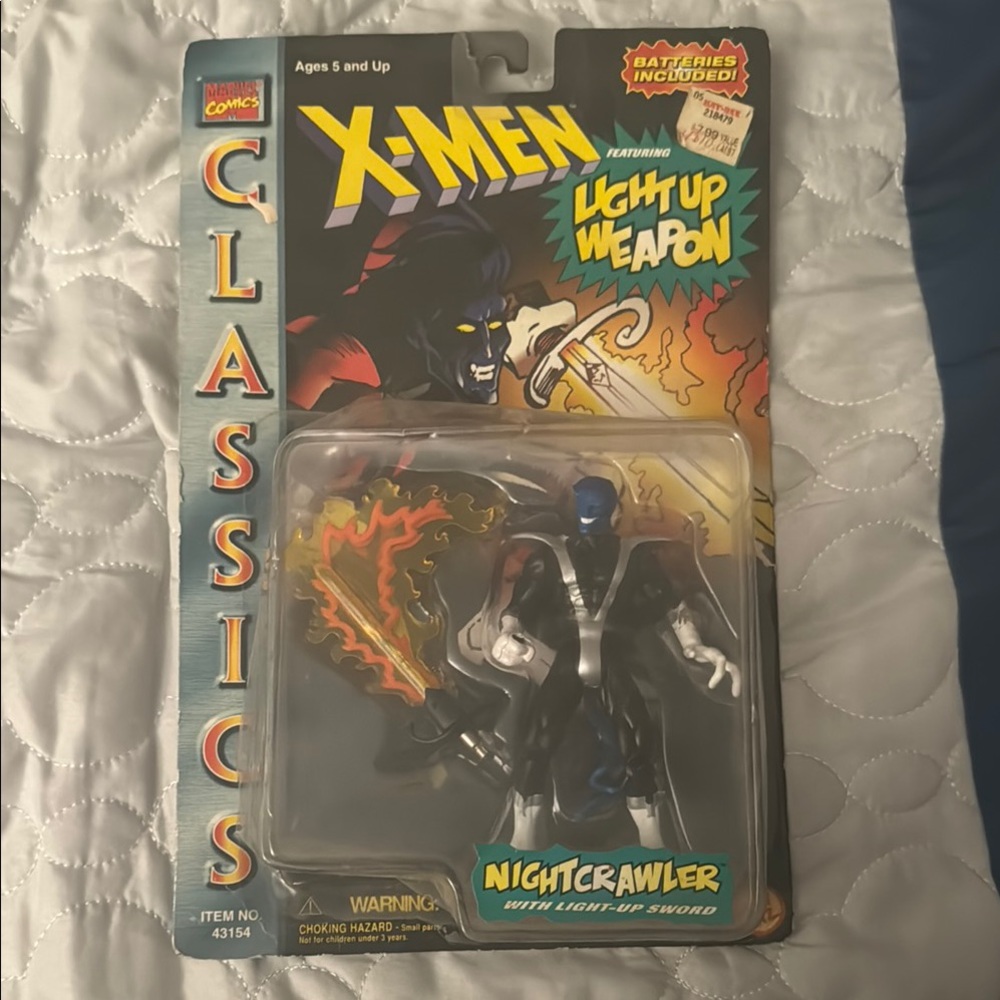 X-Men Nightcrawler Action Figure with Light-Up Weapon